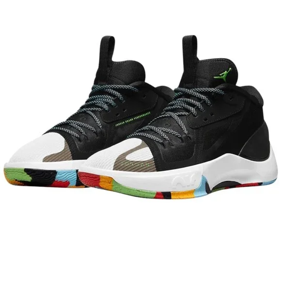 Air Jordan Men’s Zoom Separate Black Multicolor DH0249-030 Sneakers, Size 11.5 Nike Jordan Zoom Separate Multicolored, Men main image 4